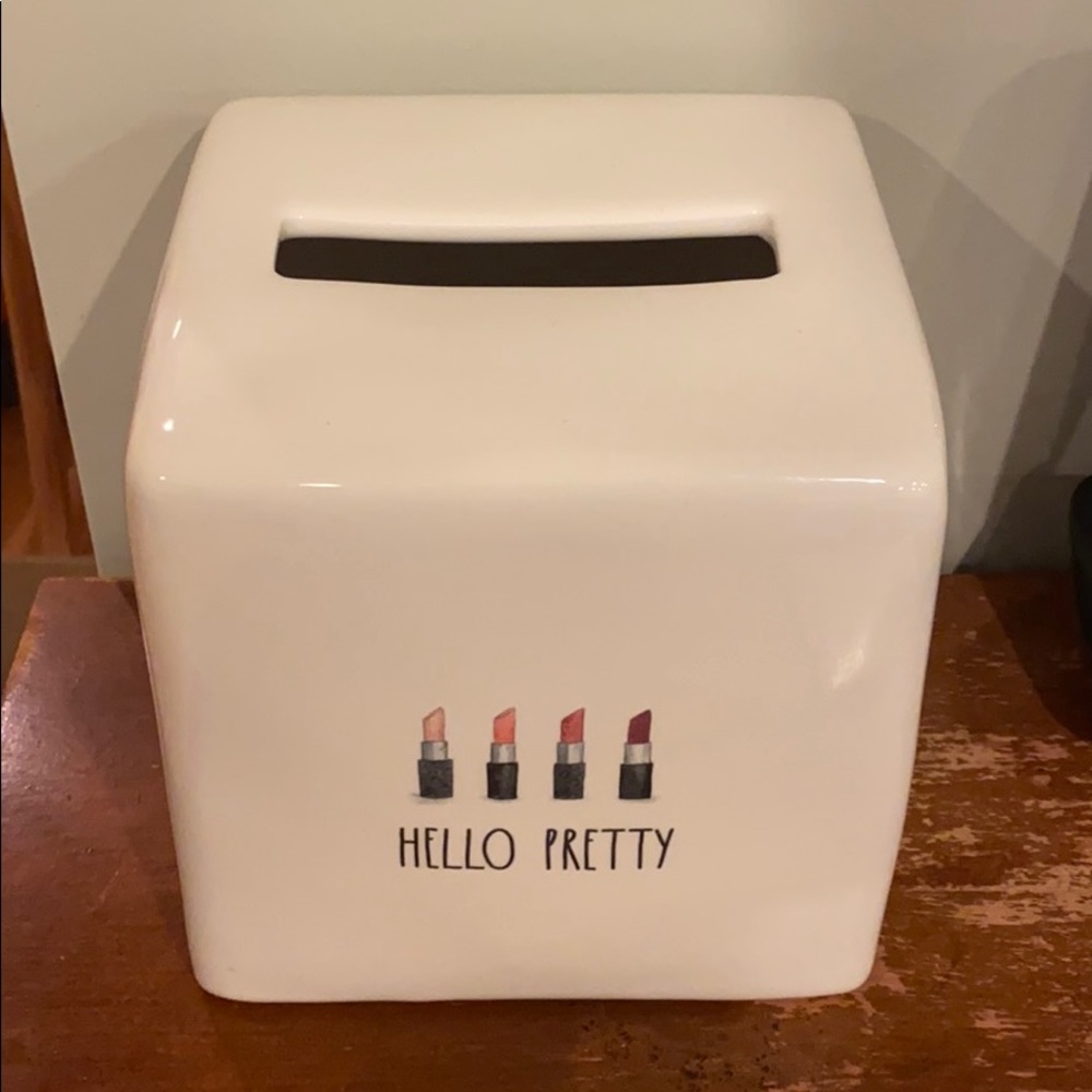 Rae Dunn Tissue Box